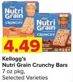 Shop 'n Save Kellogg's Nutri Grain Crunchy Bars offer