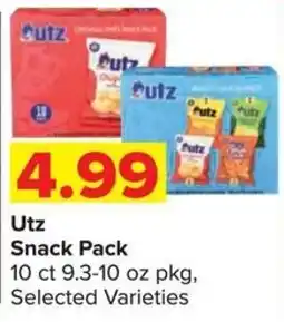 Shop 'n Save Utz Snack Pack offer