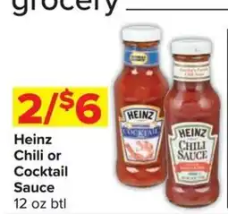 Shop 'n Save Heinz Chili or Cocktail Sauce offer