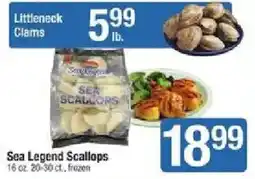 Star Market Sea Legend Scallops offer