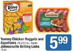 Star Market Dino Nuggets Chicken Nuggets and Johnsonville Grilling Links offer