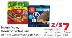 Family Fare Nature Valley Wafer or Protein Bars or Fiber One Protein Bars offer