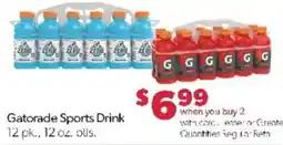 Family Fare Gatorade Sports Drink offer