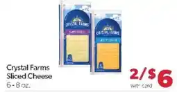Family Fare Crystal Farms Sliced Cheese offer
