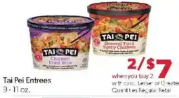 Family Fare Tai Pei Entrees offer