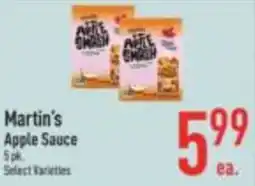 Strack & Van Til Martin's Apple Sauce offer