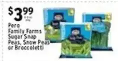 Met Foodmarkets Pero Family Farms Sugar Snap Peas, Snow Peas or Broccolletti offer