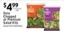 Met Foodmarkets Dole chopped or premium salad kits offer