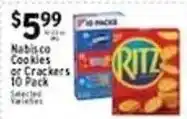 Met Foodmarkets Nabisco Cookies or Crackers offer