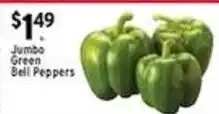 Met Foodmarkets Jumbo Green Bell Peppers offer