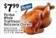Met Foodmarkets Perdue whole traditional rotisserie chicken offer