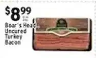 Met Foodmarkets Boar's Head Uncured Turkey Bacon offer