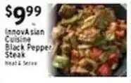 Met Foodmarkets InnovAsian Cuisine Black Pepper Steak offer