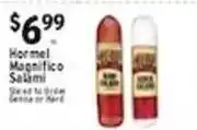 Met Foodmarkets Hormel Magnifico Salami offer