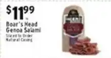 Met Foodmarkets Boar's Head Genoa Salami offer