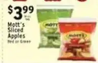 Met Foodmarkets Mott's Sliced Apples offer