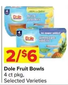 Shop 'n Save Dole Fruit Bowls offer