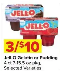 Shop 'n Save Jell-O Gelatin or Pudding offer