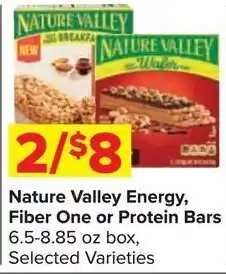 Shop 'n Save Nature Valley Energy, Fiber One or Protein Bars offer