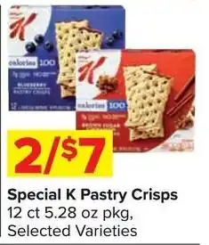 Shop 'n Save Special K Pastry Crisps offer