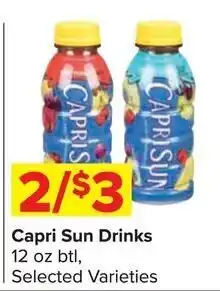 Shop 'n Save Capri Sun Drinks offer