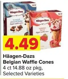 Shop 'n Save Häagen-Dazs Belgian Waffle Cones offer