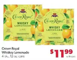 Family Fare Crown Royal Whiskey Lemonade offer