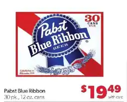 Family Fare Pabst Blue Ribbon offer