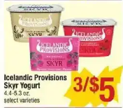 Shaw's Icelandic Provisions Skyr Yogurt offer