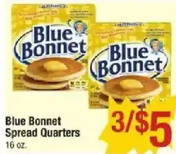 Shaw's Blue Bonnet Spread Quarters offer