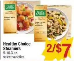 Shaw's Healthy Choice Steamers offer