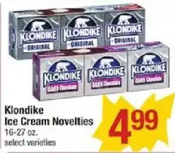 Shaw's Klondike Ice Cream Novelties offer