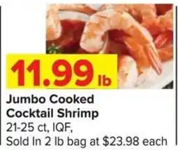 Shop 'n Save Jumbo Cooked Cocktail Shrimp offer