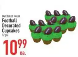 Strack & Van Til Our Baked Fresh Football Decorated Cupcakes offer