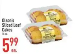 Strack & Van Til Olson's Sliced Loaf Cakes offer