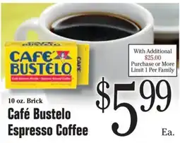 Morton Williams Cafe Bustelo Espresso Coffee offer