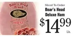 Morton Williams Boar's Head Deluxe Ham offer