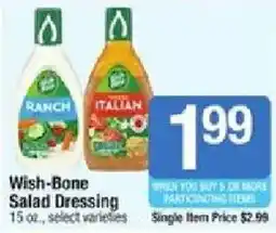 Shaw's Wish-Bone Salad Dressing offer