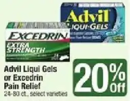 Shaw's Advil Liqui Gels or Excedrin Pain Relief offer