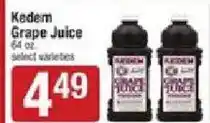 Shaw's Kedem grape juice offer
