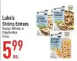 Strack & Van Til Luke's Shrimp Entrees offer