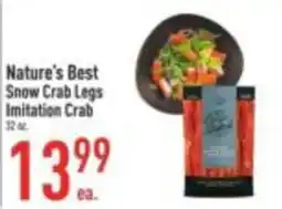 Strack & Van Til Nature's Best Snow Crab Legs Imitation Crab offer
