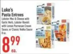 Strack & Van Til Luke's pasta entrees offer