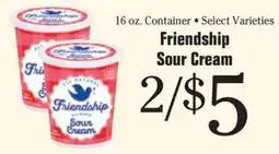 Morton Williams Friendship sour cream offer
