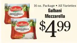 Morton Williams Galbani mozzarella offer