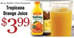 Morton Williams Tropicana orange juice offer