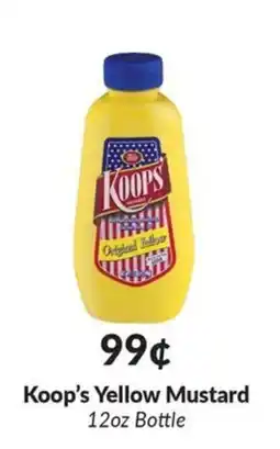 Woodman's Koop's Yellow Mustard offer