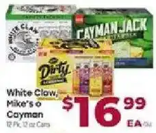 Cardenas White Claw, Mike's or Cayman offer