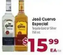 Cardenas Jose Cuervo Especial Tequila Gold or Silver offer