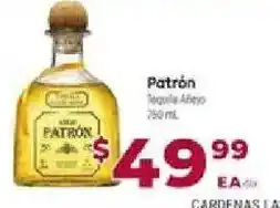 Cardenas Patrón Tequila Añejo offer